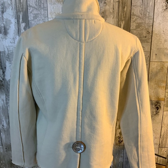 Neon Buddha Cream Blazer with Button Accents - Picture 5 of 7